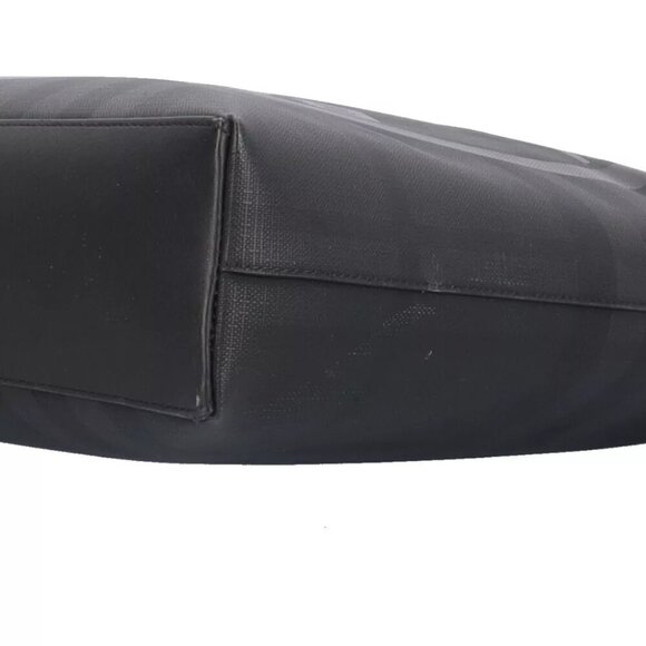 BURBERRY Shoulder Bag PVC leather 2way London Tech LDN logo used - Picture 8 of 12